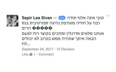 המלצת לקוח 1
