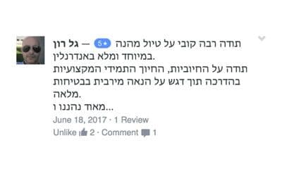 המלצת לקוח 2